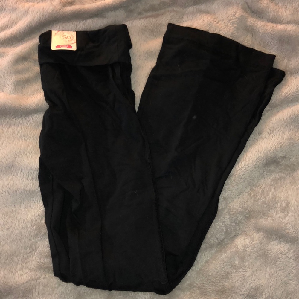 💥Black Bootcut Yoga Pants